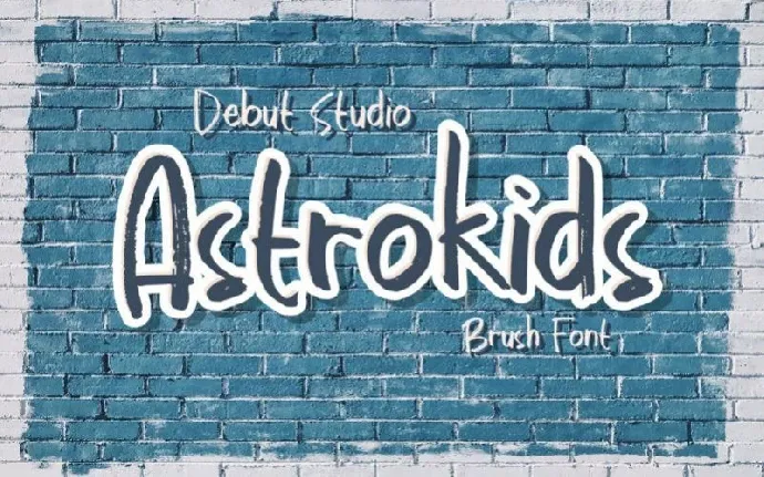 Astrokids Brush font