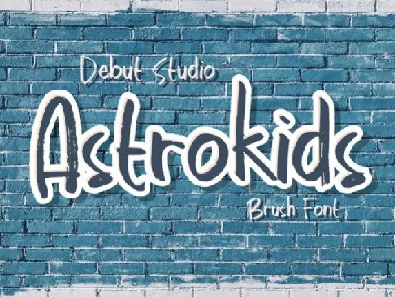 Astrokids Brush font