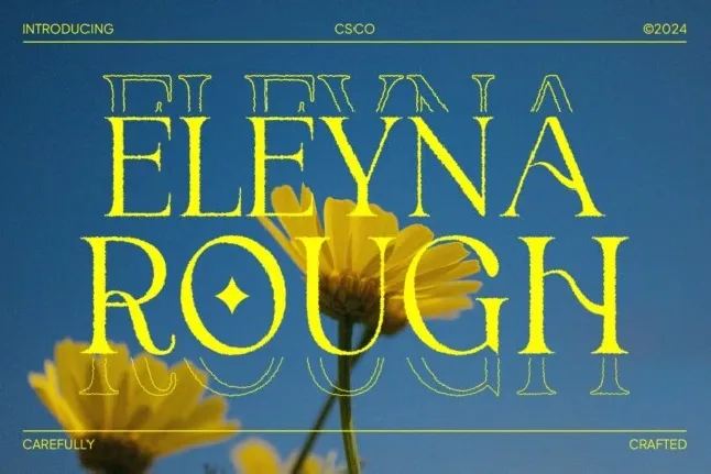 Eleyna Rough font