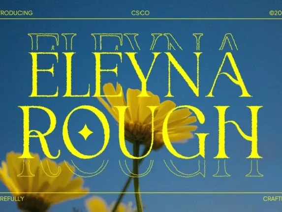 Eleyna Rough font