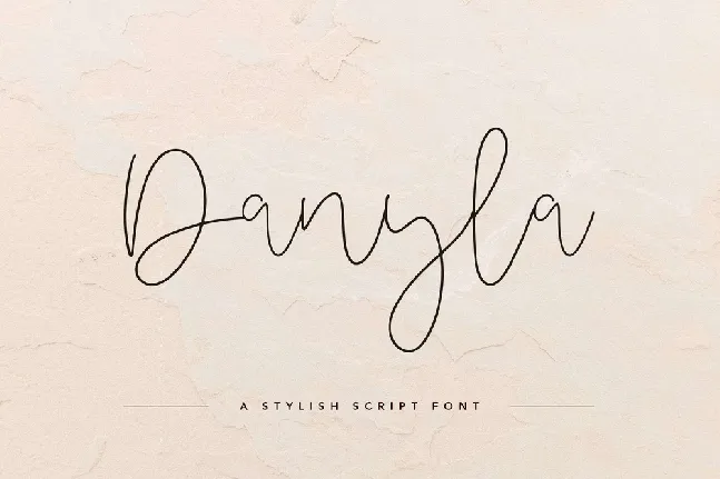 Danyla Stylish font