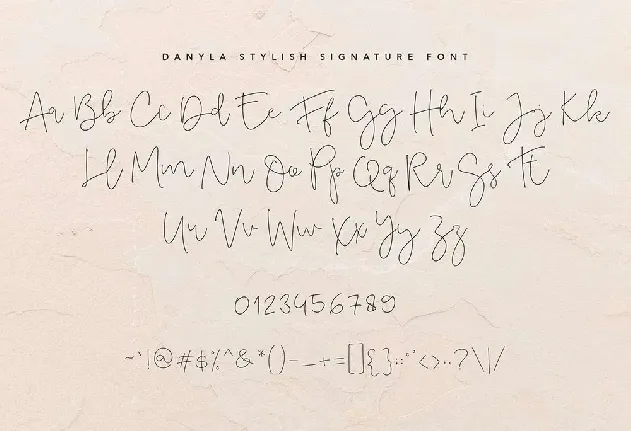 Danyla Stylish font