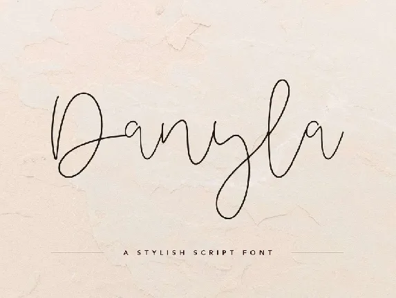 Danyla Stylish font