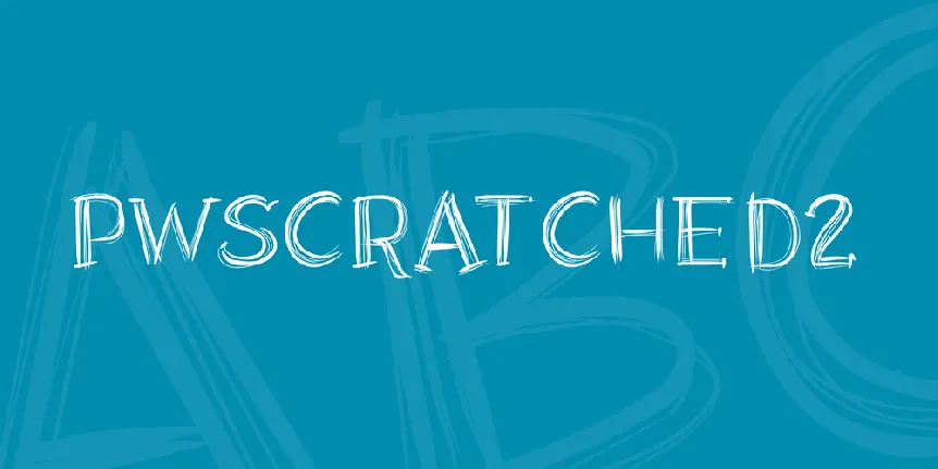 PWScratched2 font