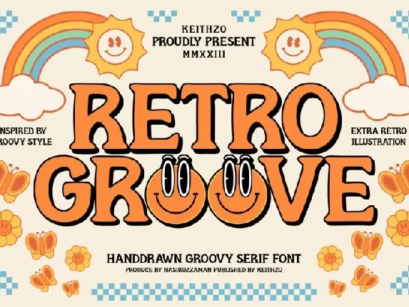 Retro Groove font