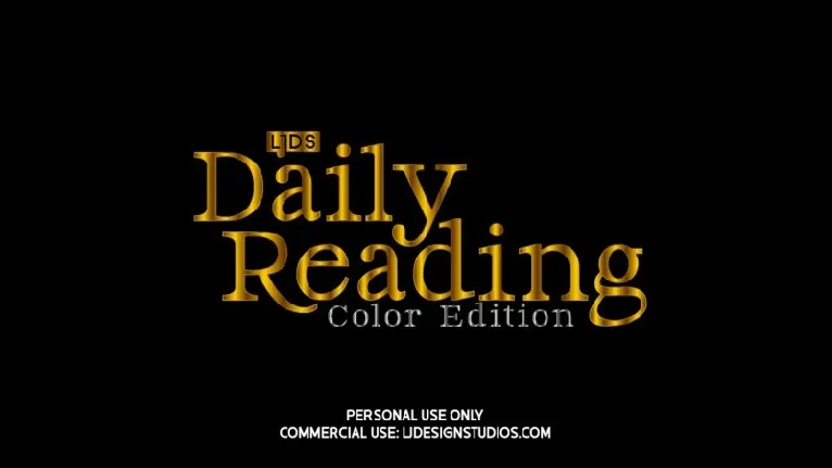 Daily Reading font