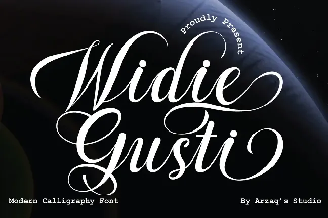 Widie Gusti font