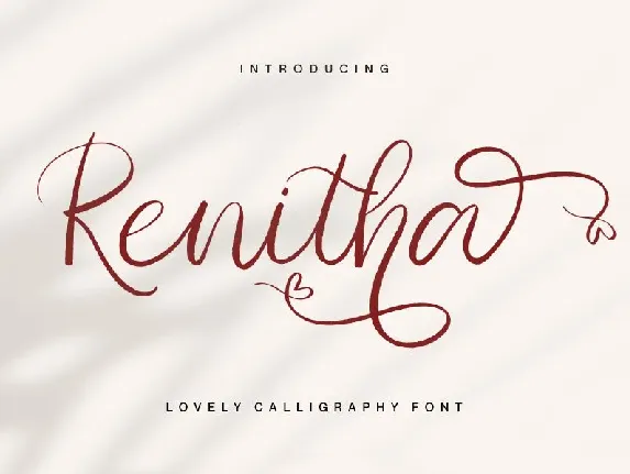 Renitha font