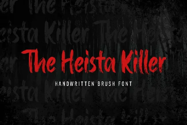 The Heista Killer font