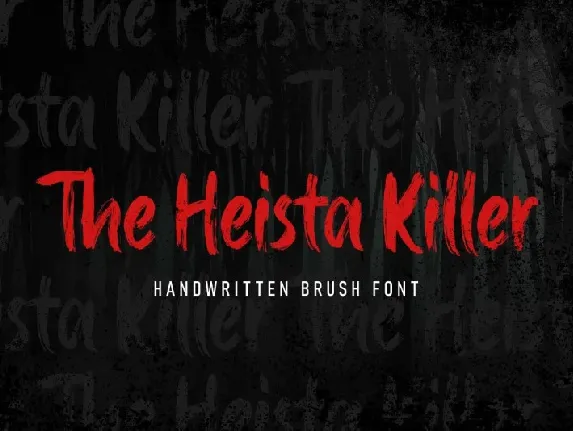 The Heista Killer font