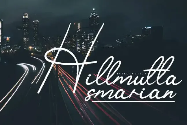 Hillmutta Handwritten font