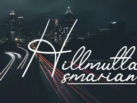 Hillmutta Handwritten font