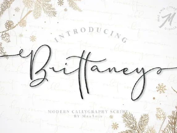 Brittaney Calligraphy font