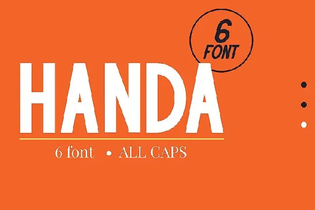 Handa Sans Family font