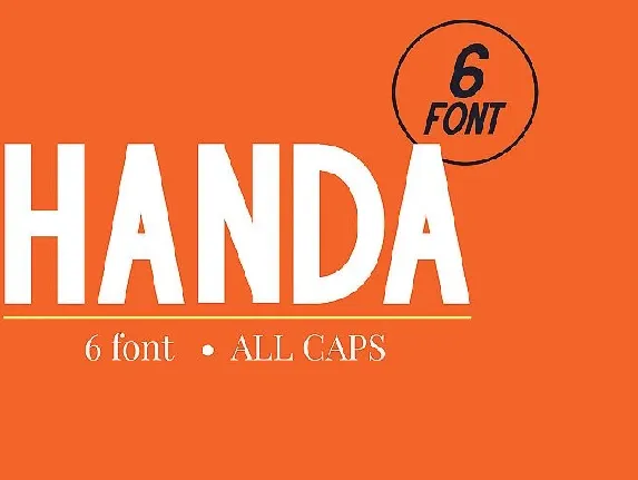 Handa Sans Family font