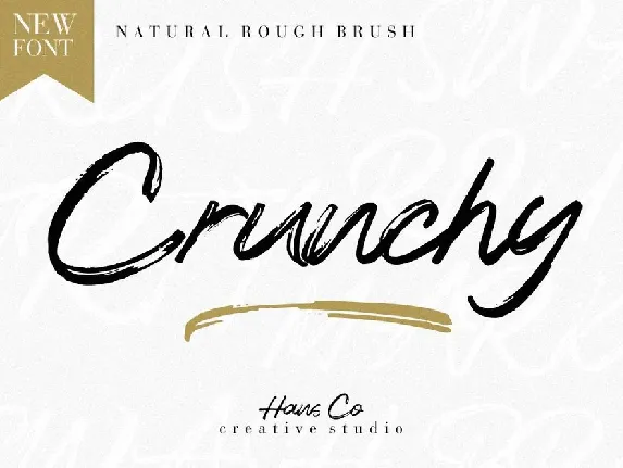 Crunchy font