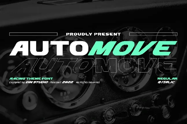 Automove font