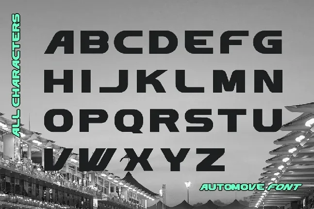 Automove font