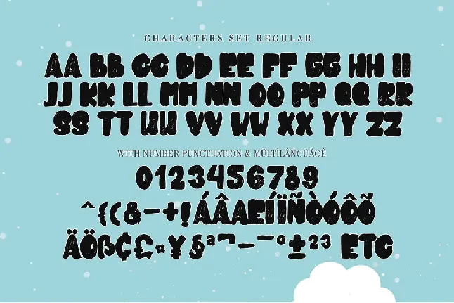 Cubby Brush font