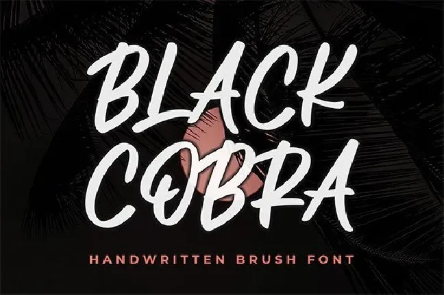 BLACK COBRA font