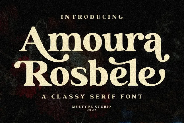 Amoura Rosbele font