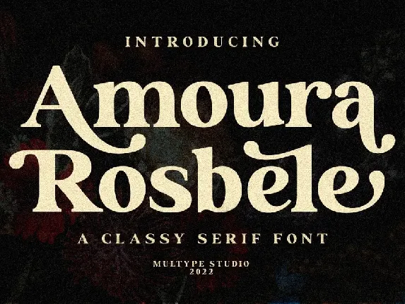 Amoura Rosbele font