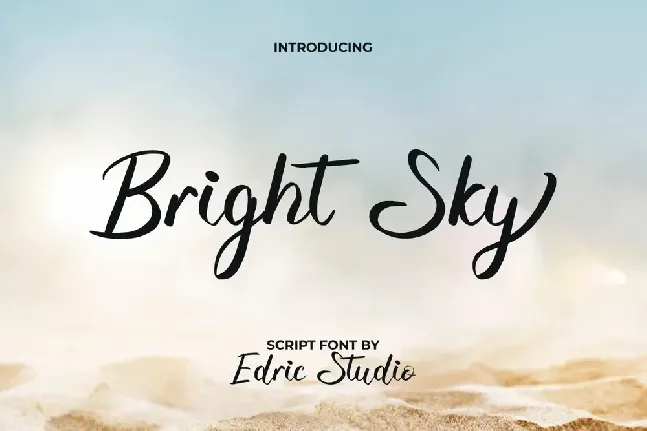 Bright Sky Demo font