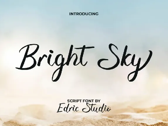 Bright Sky Demo font