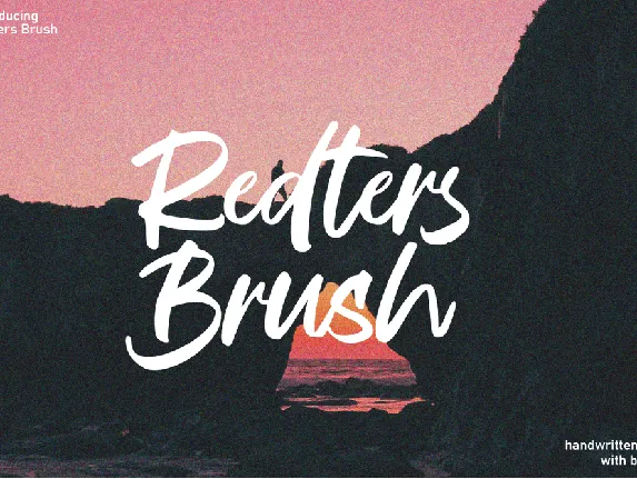 Redters Brush font