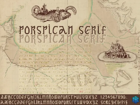 Porspican Serif font