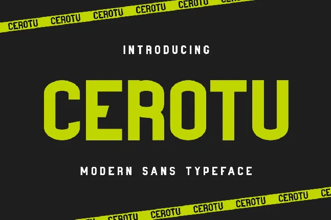 Cerotu font