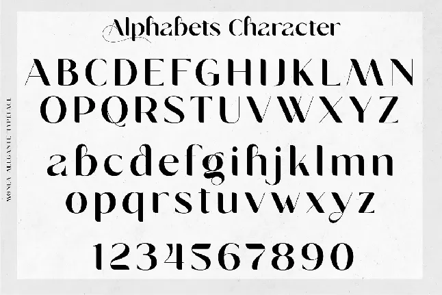 Monea Alegante font