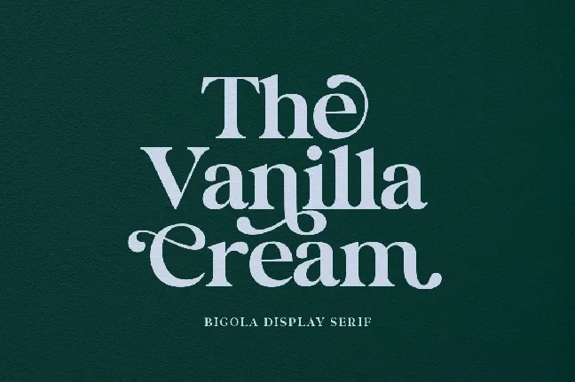 Bigola Display font