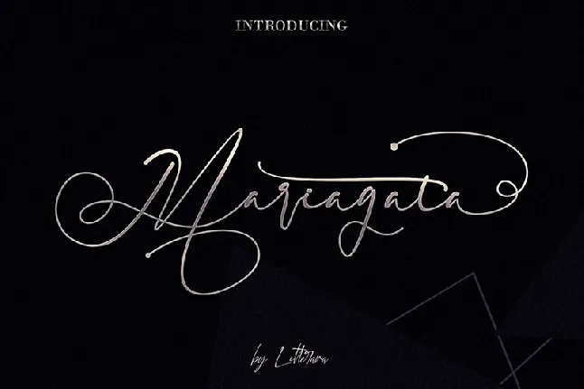 Mariagata font