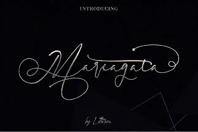 Mariagata font