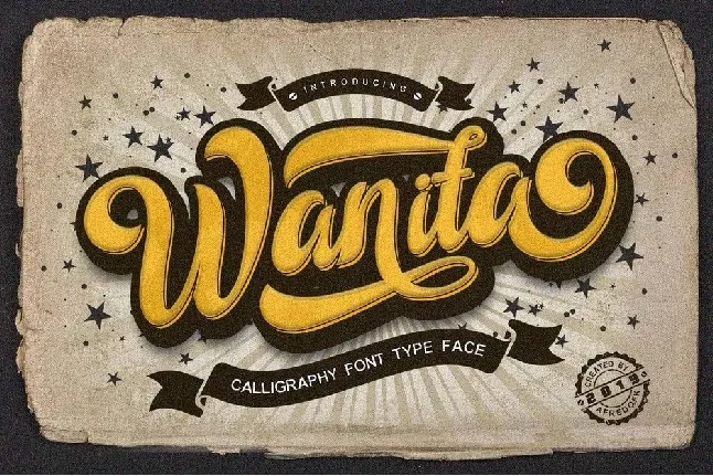 Wanita font