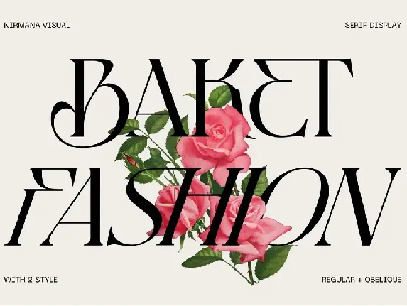 Baket Fashion - Demo Version font