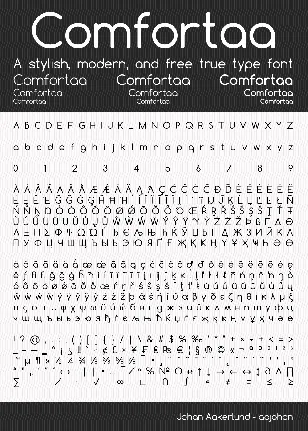 Comfortaa font