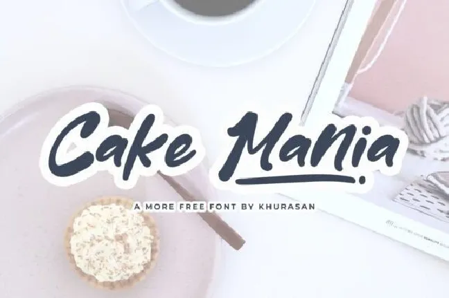 Cake Mania font