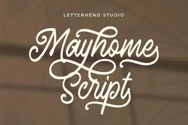 Mayhome font