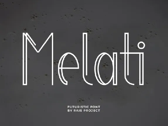 Melati font