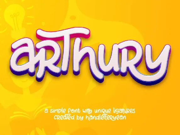 arthury font