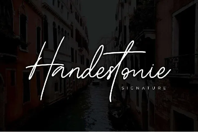 Handestonie font