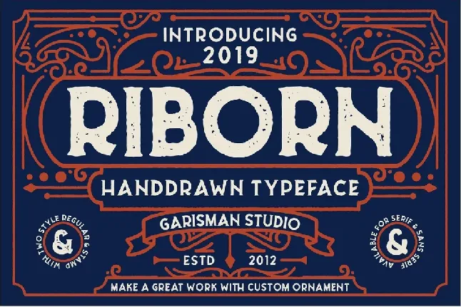 Riborn Typeface Free font