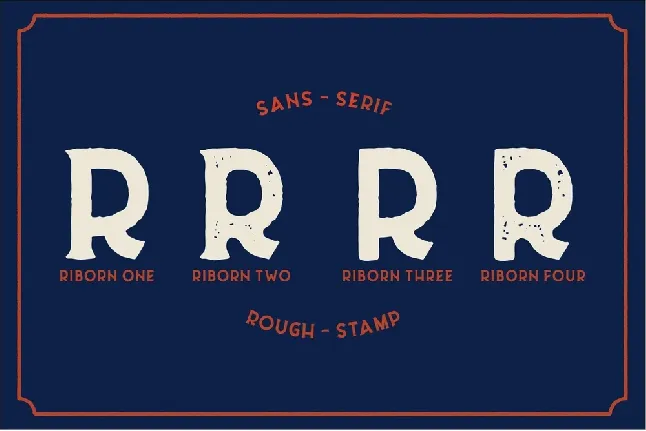 Riborn Typeface Free font