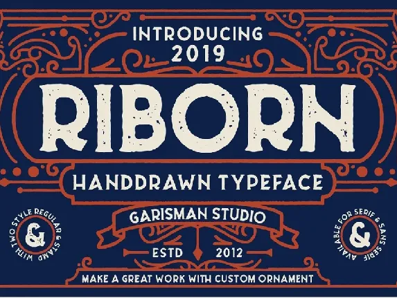 Riborn Typeface Free font