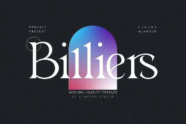 Billiers font