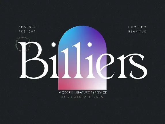 Billiers font