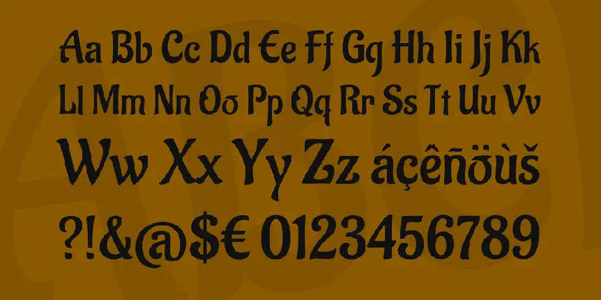 Aladin font