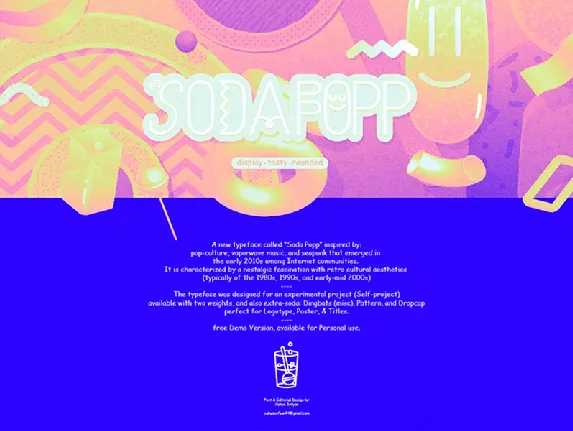 SODA POPP font